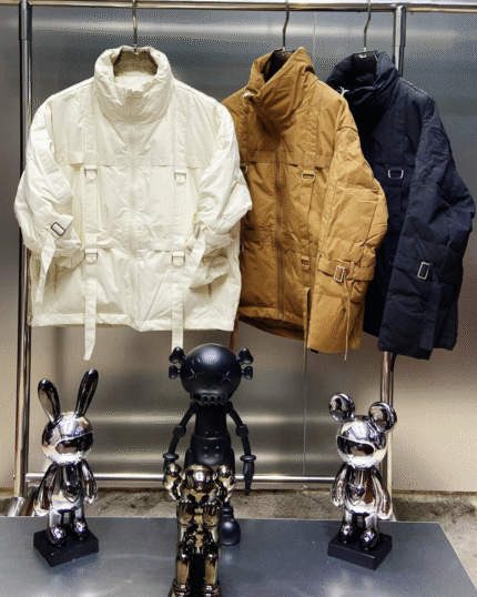 Triple-Color Puffer Jacket