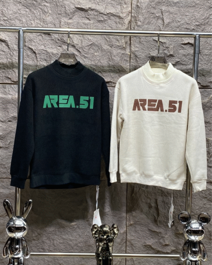 AREA.51 Mock Neck Sweatshirt